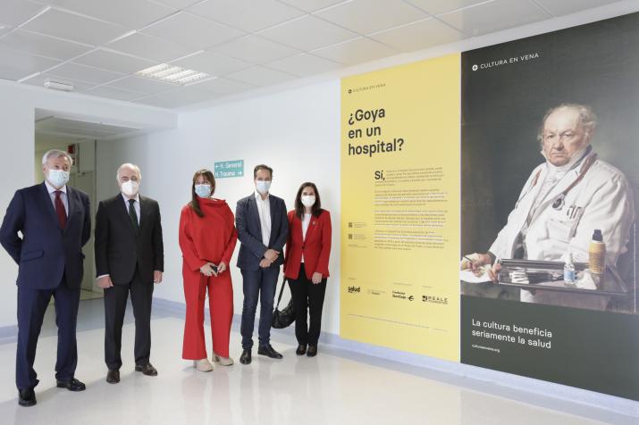 Inauguración de la exposición ¿Goya en un hospital?