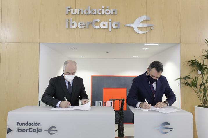 FIRMA DE CONVENIO DE FUNDACIÓN IBERCAJA CON EL CAAR
