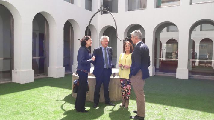 FIRMA DEL CONVENIO DE FUNDACIÓN IBERCAJA Y GOBIERNO DE ARAGÓN PARA LA GESTIÓN DE CENTROS DE INTERPRETACIÓN