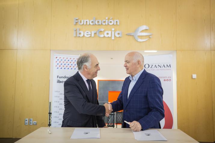  FIRMA DE CONVENIO DE LA FUNDACIÓN IBERCAJA CON FUNDACIÓN FEDERICO OZANAM