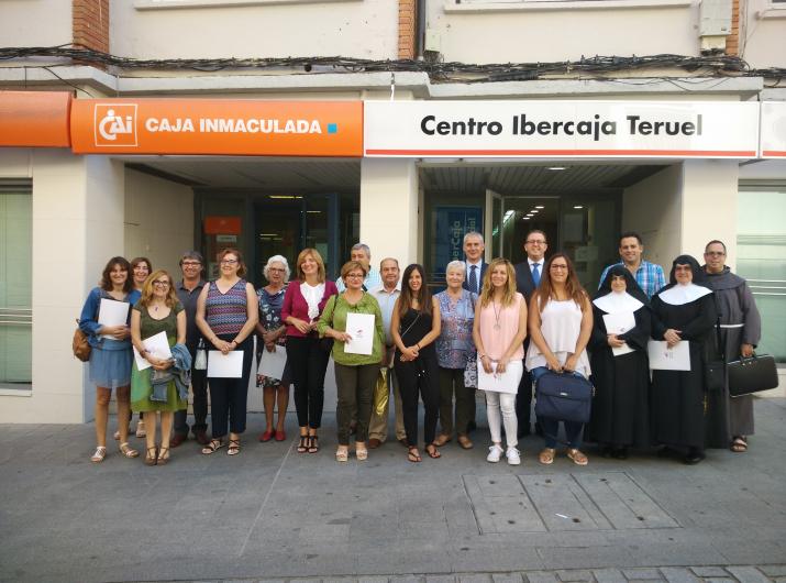 FIRMA DE CONVENIOS SOCIALES FUNDACIÓN IBERCAJA Y FUNDACIÓN CAJA INMACULADA CON LAS ASOCIACIONES SELECCIONADAS EN TERUEL