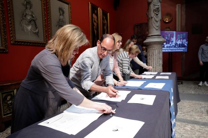 IRMA DE CONVENIOS SOCIALES DE FUNDACIÓN IBERCAJA Y FUNDACIÓN CAI CON LAS ASOCIACIONES SELECCIONADAS EN ZARAGOZA