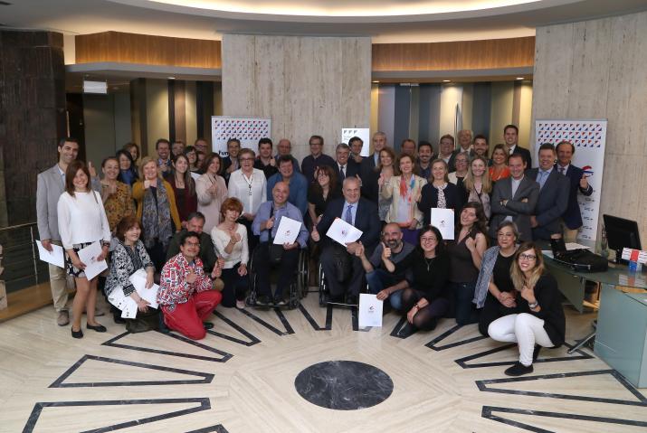 FIRMA DE CONVENIOS SOCIALES FUNDACIÓN IBERCAJA CON LAS ASOCIACIONES SELECCIONADAS EN MADRID