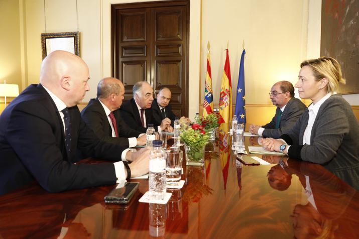  ENCUENTRO GOBIERNO DE ARAGÓN, FUNDACIÓN IBERCAJA Y LG ELECTRONICS