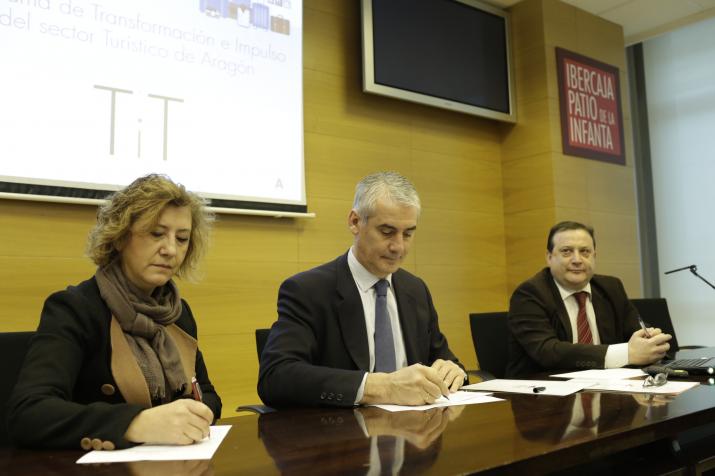 PRESENTACIÓN  DEL  PROGRAMA IBERCAJA DE TRANSFORMACIÓN E IMPULSO DEL SECTOR TURÍSTICO DE ARAGÓN