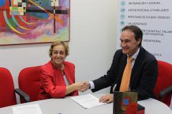 FIRMA DE CONVENIO DE LA FUNDACIÓN IBERCAJA CON AFAOR