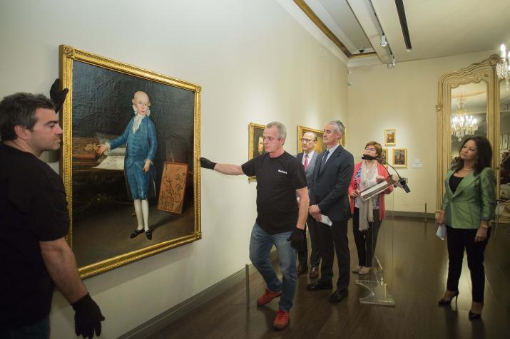 EL “RETRATO DE DON LUIS MARÍA DE BORBÓN Y VALLABRIGA”, DESDE HOY EN EL MUSEO GOYA