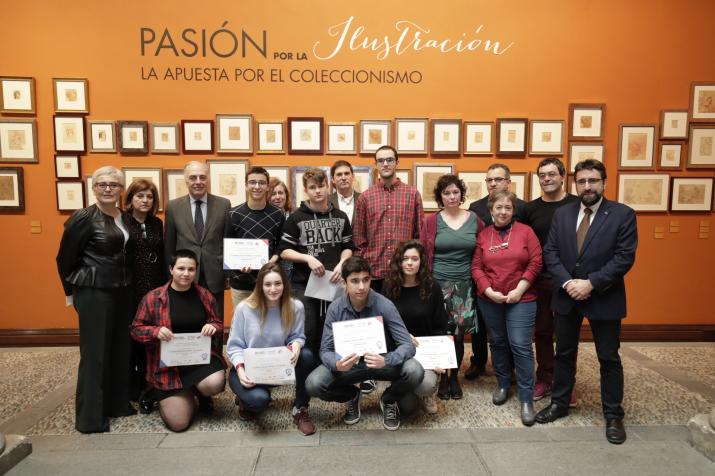 ENTREGA DE PREMIOS DE LA “IX OLIMPIADA DE GEOLOGÍA”, FASE ARAGONESA, EN IBERCAJA PATIO DE LA INFANTA