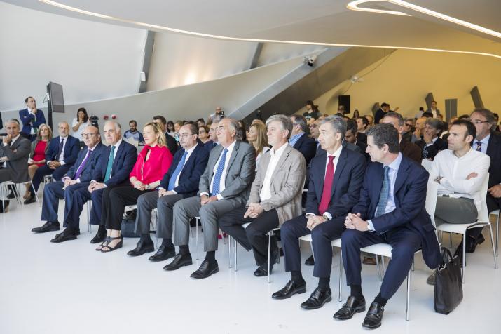 PRESENTACIÓN DE FUNDACIÓN IBERCAJA Y GOBIERNO DE ARAGÓN DE LA CIUDAD DE LA MOVILIDAD EN EL PABELLÓN PUENTE DE ZARAGOZA 