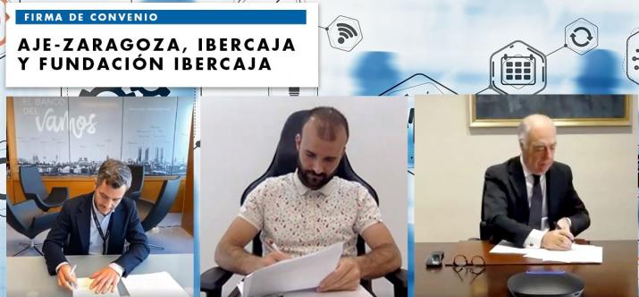 IBERCAJA, FUNDACIÓN IBERCAJA Y AJE RENUEVAN SU COLABORACIÓN