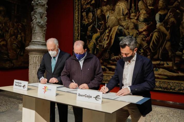 Fundación Ibercaja, Ibercaja Banco y COAPEMA han renovado su convenio de colaboración