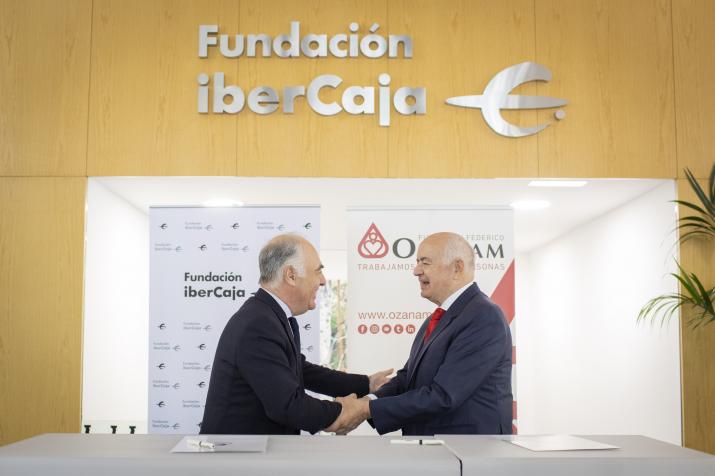 Fundación Ibercaja y Fundación Federico Ozanam renuevan su convenio 