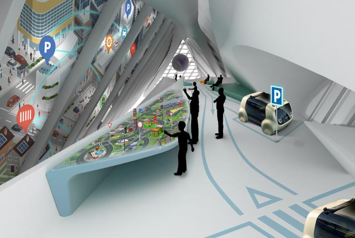 PRESENTACIÓN DE FUNDACIÓN IBERCAJA Y GOBIERNO DE ARAGÓN DE LA CIUDAD DE LA MOVILIDAD EN EL PABELLÓN PUENTE DE ZARAGOZA 